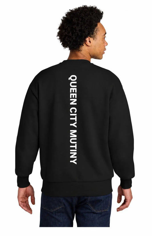 Next Level Apparel® Heavyweight Sweatshirt Front(Embroidered) Back(Printed)