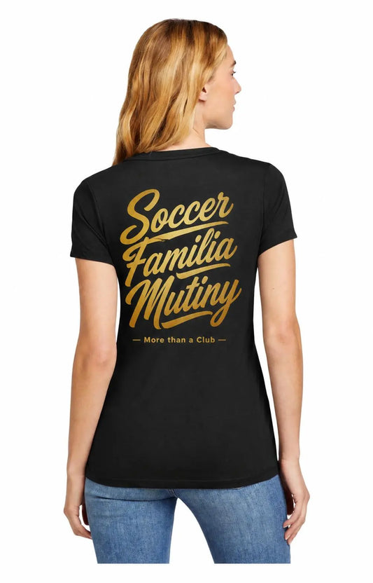 New Era® Women's Heritage Blend V-Neck Tee (Printed)