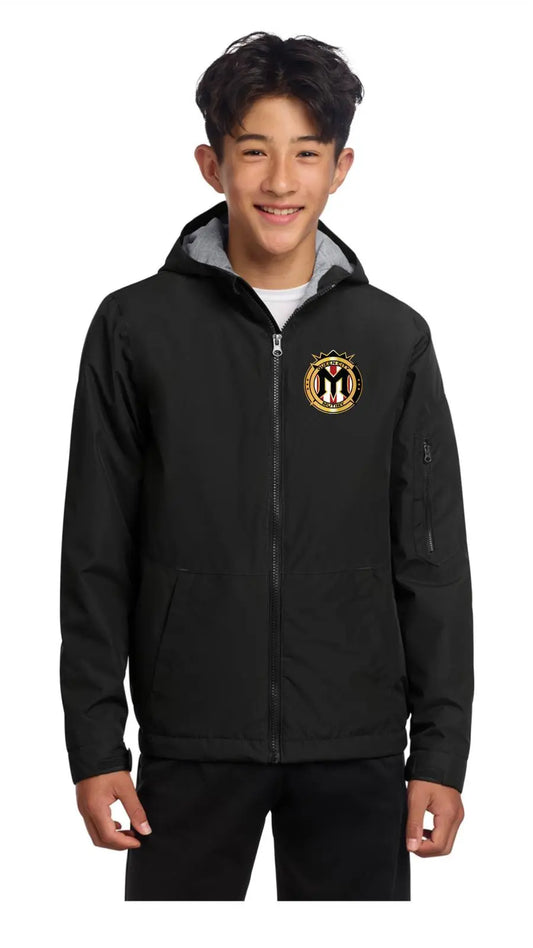 Sport-Tek® Youth Insulated Rain Jacket