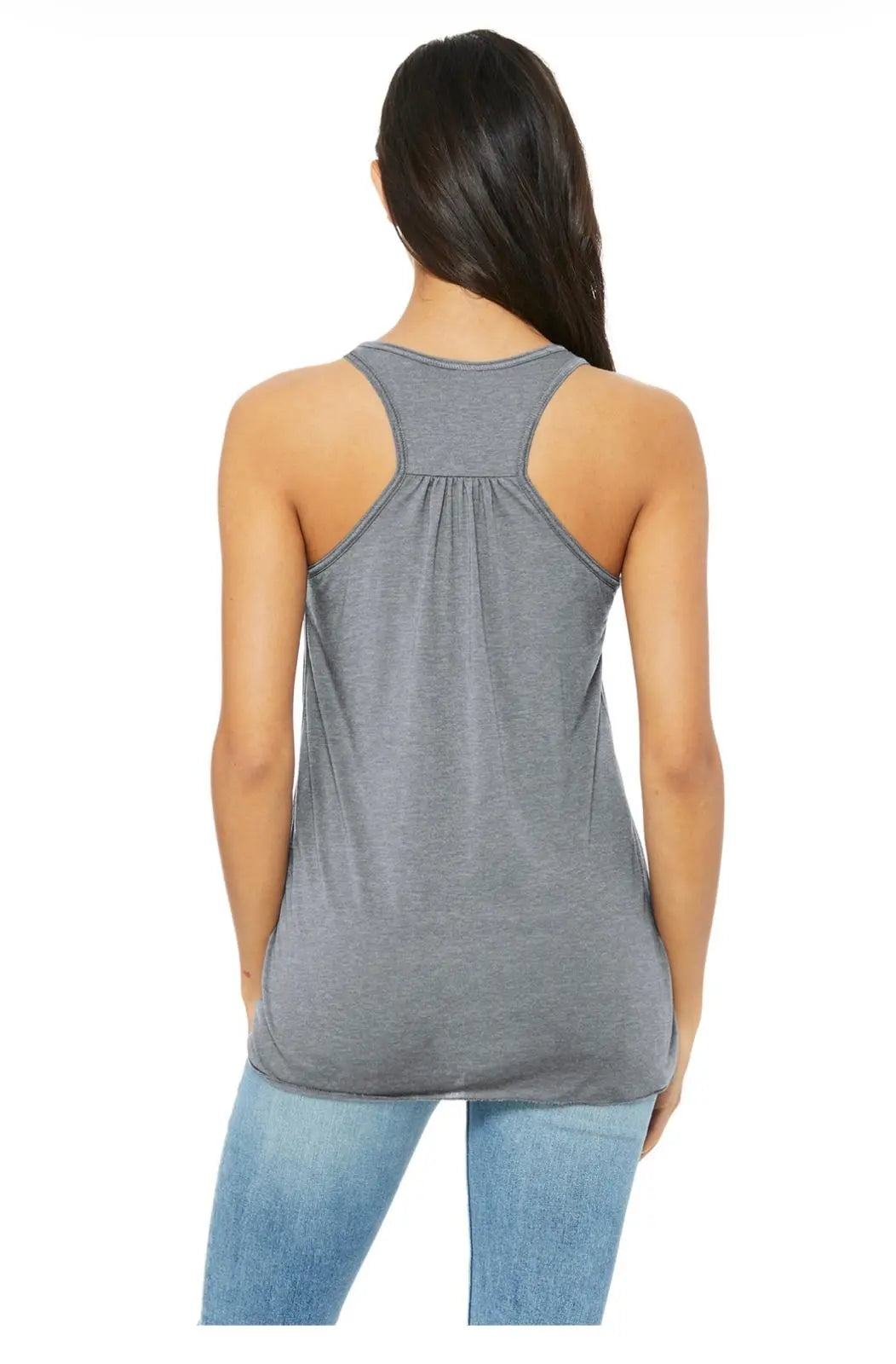 BELLA+CANVAS® Women's Flowy Racerback Tank (Printed)
