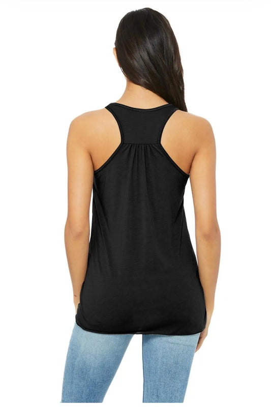 BELLA+CANVAS® Women's Flowy Racerback Tank (Printed)
